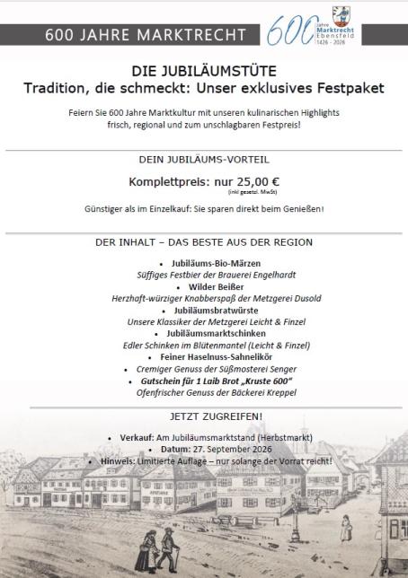 herbstmarkt jubiläumstüte
