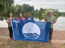 blaue flagge