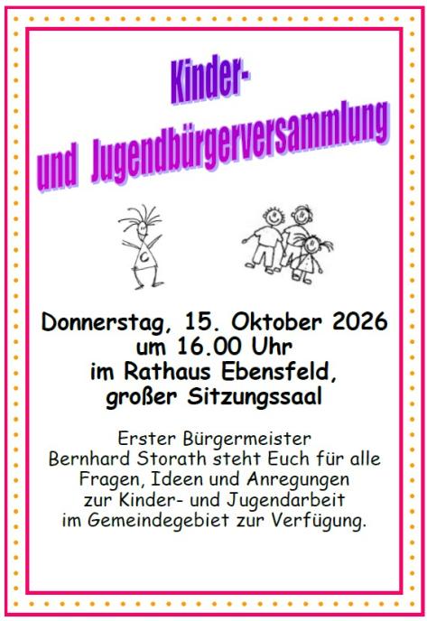 kinder und jugendbürgerversammlung