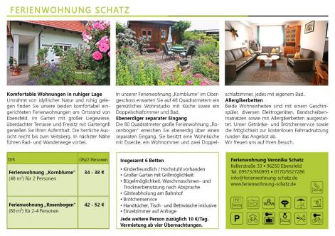 Ferienwohnung Schatz