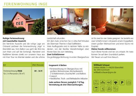 Ferienwohnung Inge, Willibald Schauer