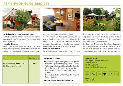 Ferienwohnung Brigitte - Jochen Schilder