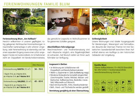 Ferienwohnung Familie Blum