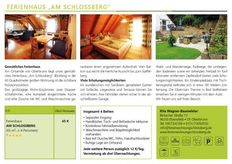 Ferienhaus "Am Schlossberg"