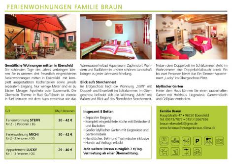 Ferienwohnung Familie Braun