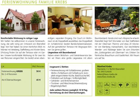 Ferienwohnung Familie Krebs