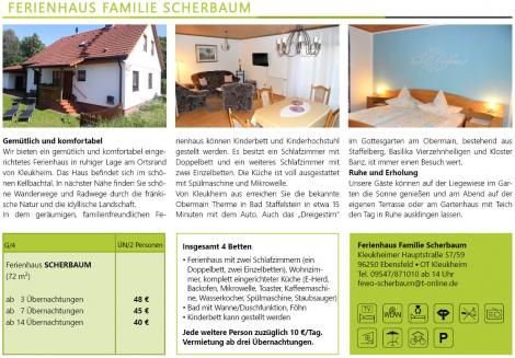 Ferienhaus Familie Scherbaum