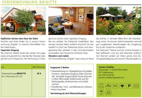 Ferienwohnung Brigitte - Jochen Schilder