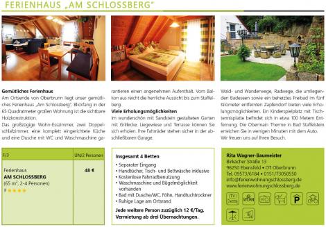 Ferienhaus "Am Schlossberg"