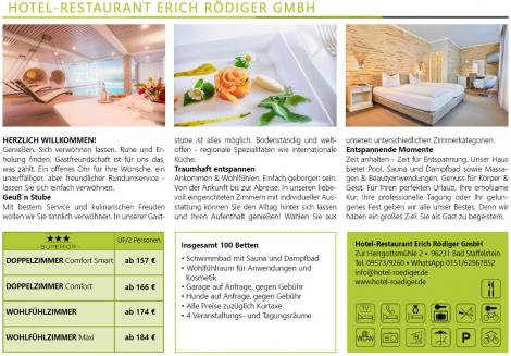 Hotel-Restaurant Erich Rödiger GmbH
