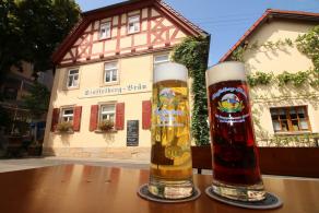 Brauerei-Wirtshaus am Fuß des Staffelbergs