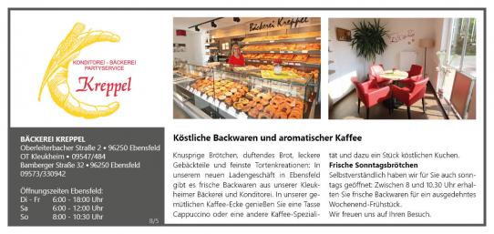 Bäckerei Kreppel Ebensfeld