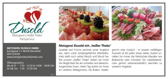 Metzgerei Dusold Ebensfeld