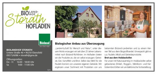 Storath Biolandhof-Hofladen Ebensfeld