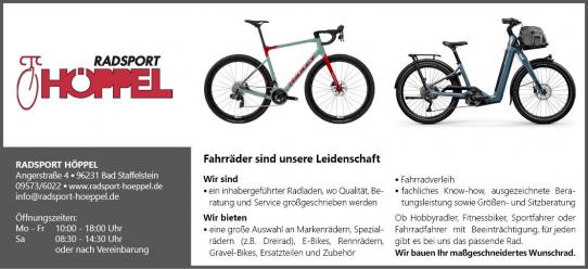 Radsport Höppel Bad Staffelstein