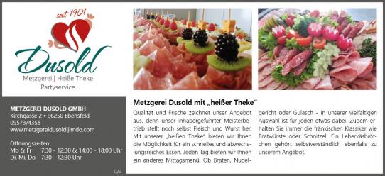 Metzgerei Dusold Ebensfeld